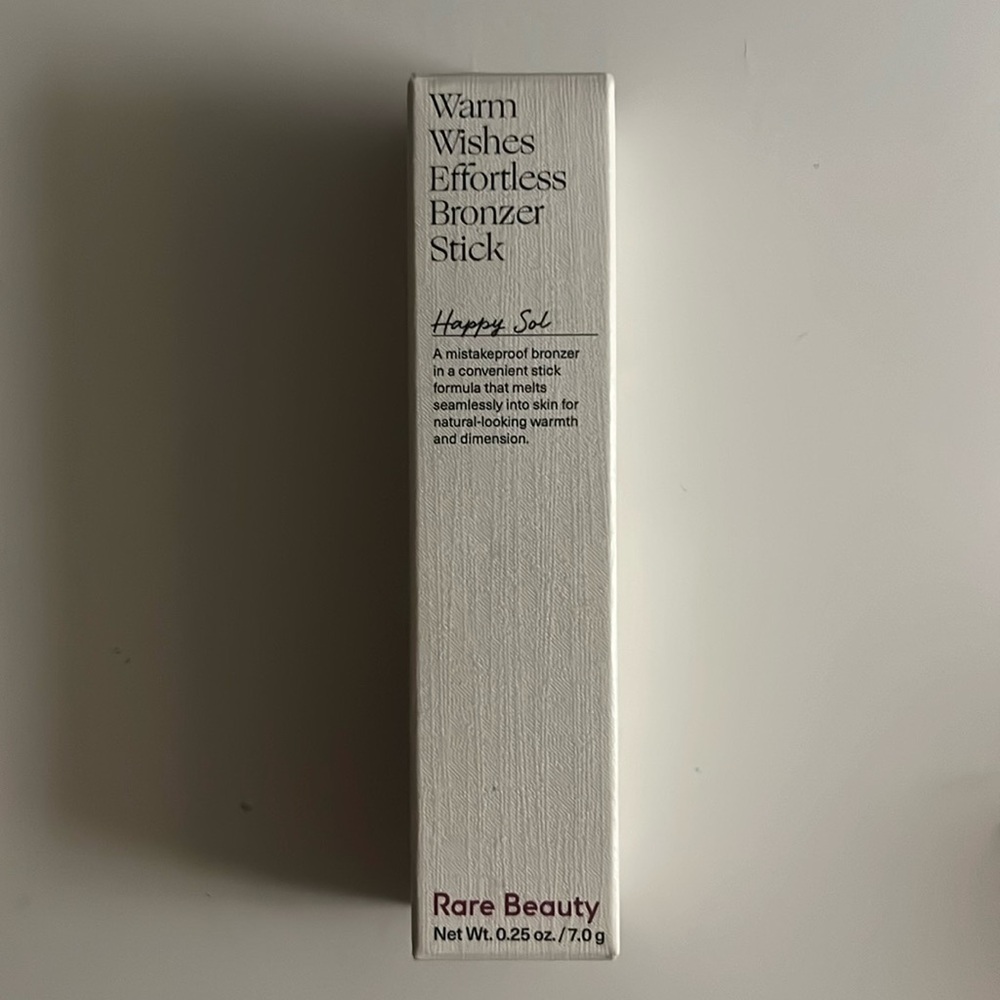 rare beauty bronzer stick in happy sol